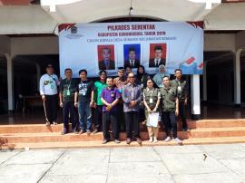 PANITIA PILKADES DESA SEMANU DIKUNJUNGI TIM DARI DP3AKBPM&D